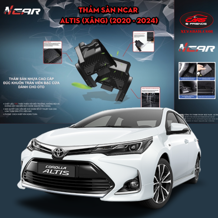 Thảm sàn Ncar cho TOYOTA ALTIS
